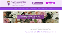 Desktop Screenshot of flowerangelsusa.org